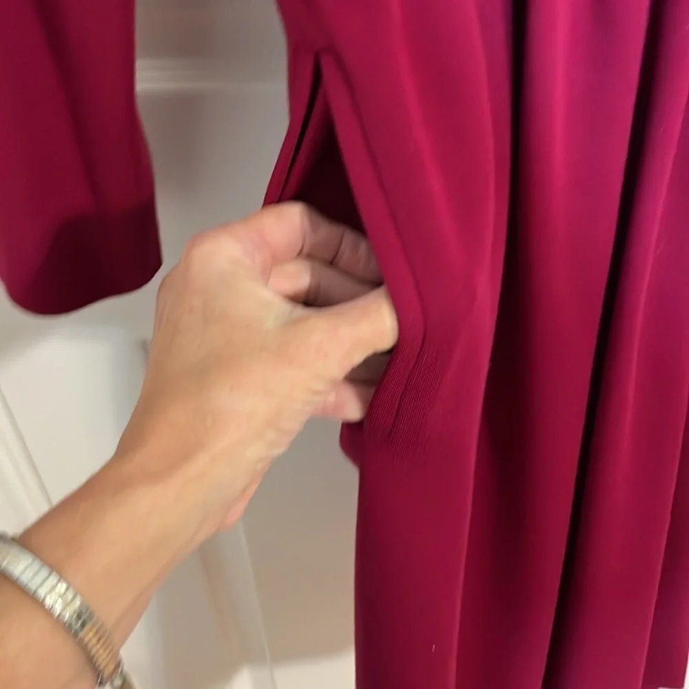 Yves Saint Laurent Dress, Vintage YSL Wrap Wool Dress, rive gauche, size 36 - Picture 4 of 10